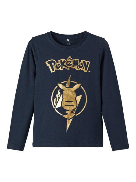 Billede af NAME IT Dimitri Pokemon Bluse Dark Sapphire